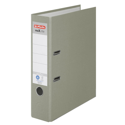 Artikelbild für herlitz maX.file nature plus Ordner grau Karton 8,0 cm DIN A4, 1 St., Artikelnummer 474130