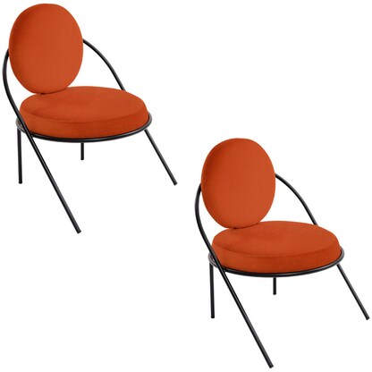 Artikelbild für meet powered by PAPERFLOW Sessel SATURNE rost schwarz Kunstleder 70,0 x 73,0 x 88,0 cm, 2 St., Artikelnummer 230759