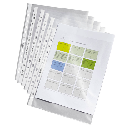 Artikelbild 15 für LEITZ Prospekthüllen 4790 DIN A4 transparent genarbt 0,085 mm, 100 St., Artikelnummer 578609