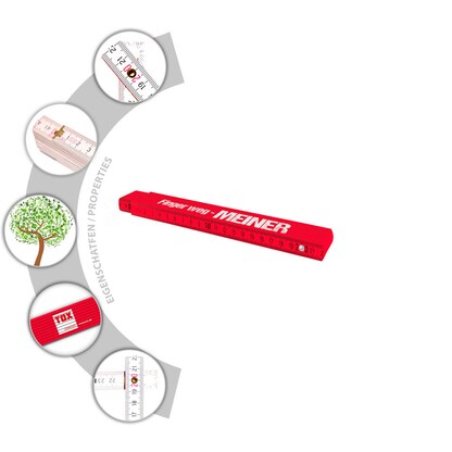 Artikelbild 3 für TOX Meterstab Finger weg - MEINER Holz 200,0 cm, Artikelnummer 560119