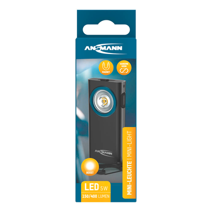 Artikelbild 20 für ANSMANN ML400R LED Taschenlampe schwarz 6,0 cm, 970 Lux, 400 Lumen, 5 W, 1 St., Artikelnummer 629438