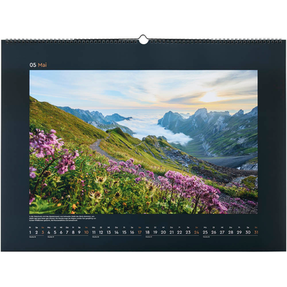 Artikelbild 6 für KUNTH Monats-Wandkalender Farben der Erde - Europa 2026, 1 St., Artikelnummer 575686