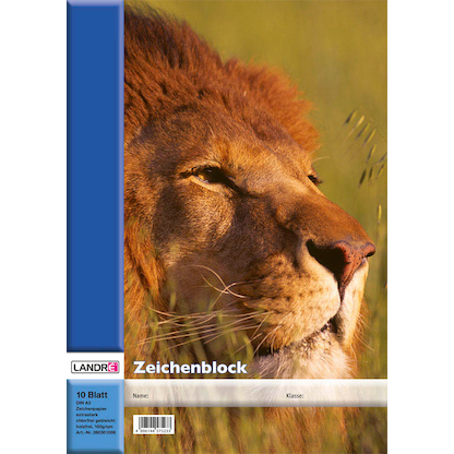 Artikelbild 2 für LANDRÉ® Zeichenblock DIN A3 100 g/qm, 10 Blatt, 1 Block, Artikelnummer 486302