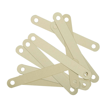 Artikelbild 2 für MOOG & LANGENSCHEIDT Deckleisten für Hefter messing, 100 St., Artikelnummer 136303