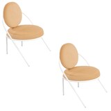 Artikelbild 1 für meet powered by PAPERFLOW Sessel SATURNE elfenbein weiß Kunstleder 70,0 x 73,0 x 88,0 cm, 2 St., Artikelnummer 230777