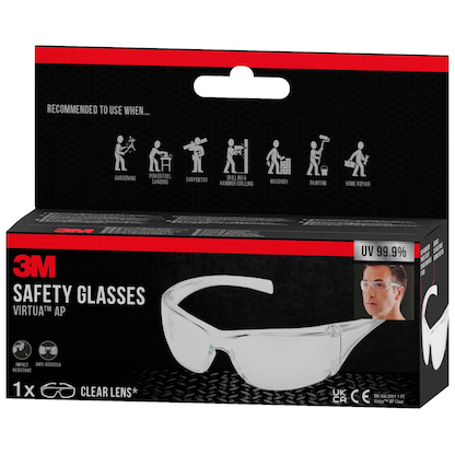 Artikelbild 9 für 3M Schutzbrille Virtura transparent, 1 St., Artikelnummer 490370