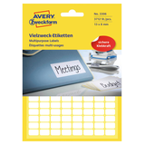 Artikelbild 1 für AVERY Zweckform Etiketten 3306 weiß 13,0 x 8,0 mm, 3.712 Etiketten , Artikelnummer 167551