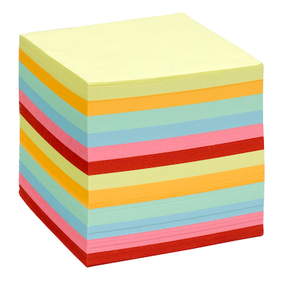 Artikelbild für folia Notizzettel lose farbsortiert 9,0 x 9,0 cm, ca. 700 Blatt, 1 Pack, Artikelnummer 474700