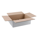 Artikelbild 1 für Nestler Wellpapp-Faltkartons 1-wellig weiß 31,5 x 22,5 x 11,7 cm Außenmaß, 20 St., Artikelnummer 598060