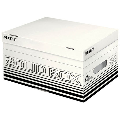 Artikelbild für LEITZ Archivcontainer Solid weiß 37,0 x 26,5 x 19,5 cm, 10 St., Artikelnummer 667927