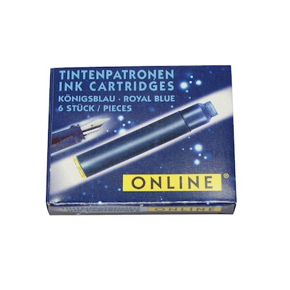 Artikelbild 4 für ONLINE® Tintenpatronen für Füller 17113/12 königsblau, 6 St., Artikelnummer 283814