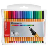 Artikelbild 1 für STABILO Point 88 Mini Fineliner farbsortiert 0,4 mm, 18 St., Artikelnummer 937065