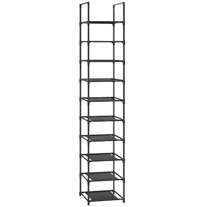 Artikelbild 3 für SONGMICS Schuhregal schwarz 33,0 x 33,0 x 173,0 cm, 1 St., Artikelnummer 260939