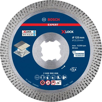 Artikelbild für BOSCH Diamant-Trennscheibe EXPERT HardCeramic X-LOCK, 1 St., Artikelnummer 489367