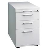 Artikelbild 1 für HAMMERBACHER Sira Standcontainer lichtgrau 4 Auszüge Kunststoff-Relinggriff silber 42,8 x 80,0 x 72,0 - 76,0 cm, Artikelnummer 197061