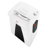 Artikelbild 1 für HSM SECURIO B24 - externer autom. Öler Aktenvernichter mit Partikelschnitt P-4, 4,5 x 30 mm, bis 16 Blatt, weiß, Artikelnummer 376337