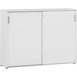 Artikelbild 1 für MÖBELPARTNER Schiebetürenschrank 1500, 701488 lichtgrau 4 Fachböden 160,2 x 41,0 x 119,4 cm, Artikelnummer 184141