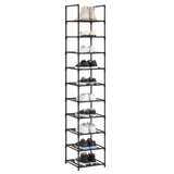 Artikelbild 1 für SONGMICS Schuhregal schwarz 33,0 x 33,0 x 173,0 cm, 1 St., Artikelnummer 260939