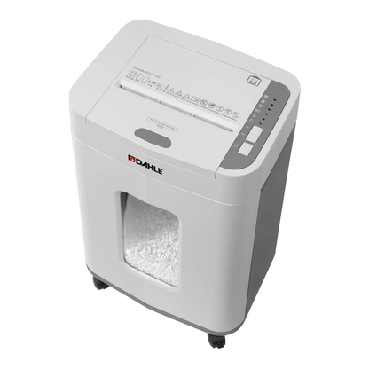 Artikelbild 10 für DAHLE ShredMATIC 150 Aktenvernichter mit Partikelschnitt P-4, 4 x 12 mm, bis 150 Blatt, lichtgrau, Artikelnummer 523458