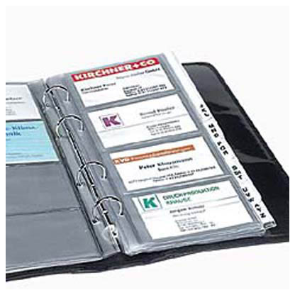 Artikelbild für JSA Visitenkartenhüllen transparent, für bis zu 8 Visitenkarten, 10 St., Artikelnummer 796201