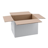 Artikelbild 1 für Nestler Wellpapp-Faltkartons 1-wellig weiß 27,0 x 18,0 x 18,7 cm Außenmaß, 20 St., Artikelnummer 598292