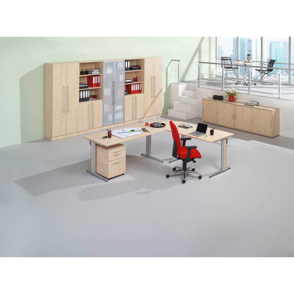 Artikelbild 5 für HAMMERBACHER Sira Rollcontainer ahorn 3 Auszüge 42,8 x 58,0 x 59,0 cm, Artikelnummer 197046