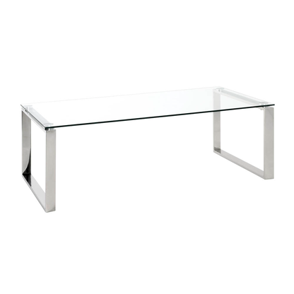 Artikelbild für HAKU Möbel Couchtisch rechteckig Glas transparent 120,0 x 60,0 x 40,0 cm, 1 St., Artikelnummer 557423