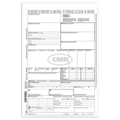 Artikelbild für RNK-Verlag Frachtbrief CMR-Frachtbriefe, 50 St., Artikelnummer 679409