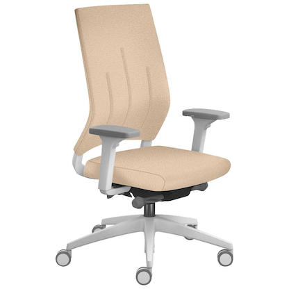 Artikelbild für sedus Bürostuhl se:quaterback 2, QB-105/202 Stoff beige, Gestell grau, Artikelnummer 769408