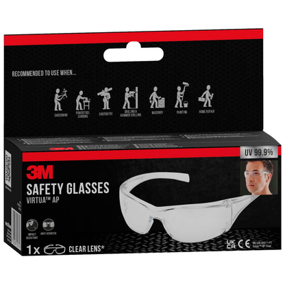 Artikelbild 2 für 3M Schutzbrille Virtura transparent, 1 St., Artikelnummer 490370