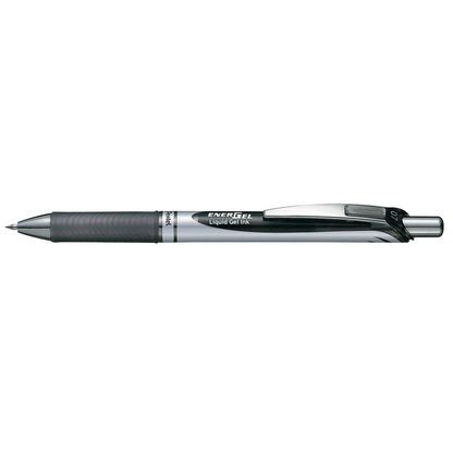 Artikelbild für Pentel EnerGel BL77 Gelschreiber schwarz/silber 0,35 mm, Schreibfarbe: schwarz, 1 St., Artikelnummer 897611