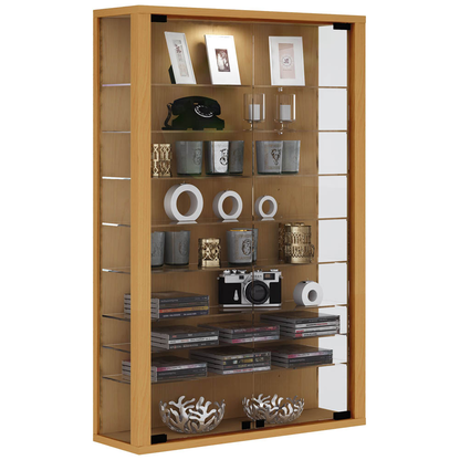 Artikelbild für VCM my home Vitrosa Mini Vitrine buche 8 Fachböden, Artikelnummer 780736