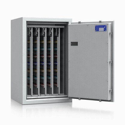 Artikelbild für ISS safe4key Schlüsseltresor lichtgrau mit 600 Haken, Elektronikschloss, 50,0 x 42,0 x 80,0 cm, 1 St., Artikelnummer 849941