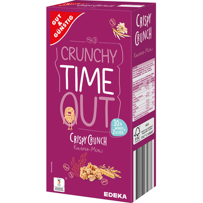 Artikelbild für GUT&GÜNSTIG Knusper weniger süß Müsli 600,0 g, 1 St., Artikelnummer 263846