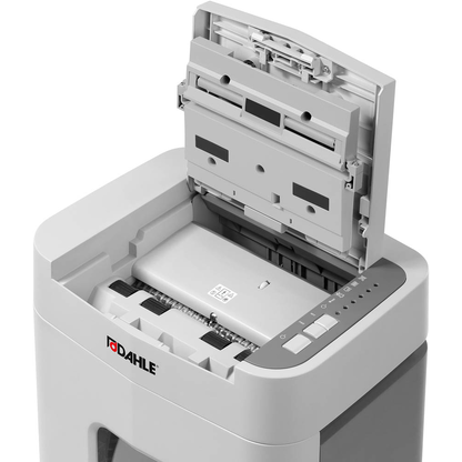 Artikelbild 9 für DAHLE ShredMATIC 150 Aktenvernichter mit Partikelschnitt P-4, 4 x 12 mm, bis 150 Blatt, lichtgrau, Artikelnummer 523458