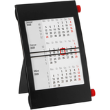 Artikelbild 1 für Tischkalender Drehkalender 2026/2027 schwarz/rot, 1 St., Artikelnummer 547917