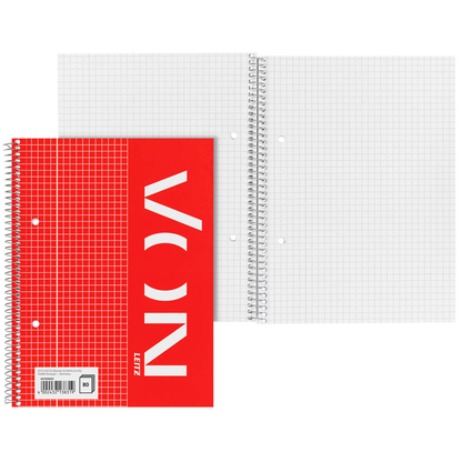 Artikelbild für VON LEITZ Collegeblock kariert DIN A5 mit Randlinie (innen), 1 St., Artikelnummer 636116