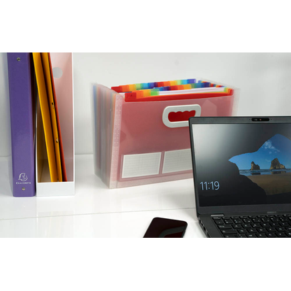 Artikelbild 5 für Exacompta Fächermappe Crystal 24 Fächer transparent, 1 St., Artikelnummer 680909