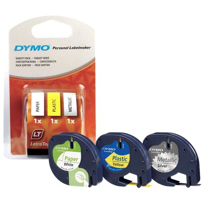 Artikelbild für DYMO Schriftbänder LetraTag 91241 S0721800, 12 mm, farbig sortiert, 1 St., Artikelnummer 445742