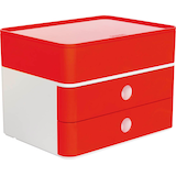 Artikelbild 1 für HAN Schubladenbox Smart Box plus ALLISON rot 1100-17D, DIN A5 mit 3 Schubladen, 1 St., Artikelnummer 965400