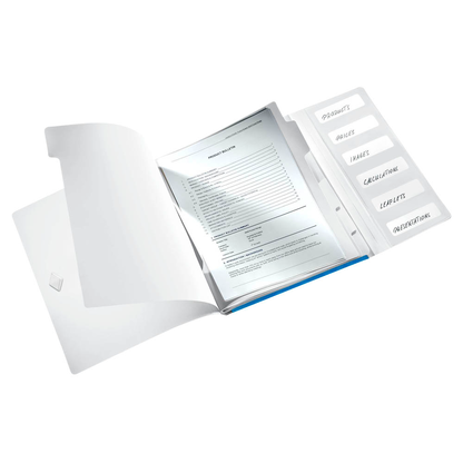 Artikelbild 3 für LEITZ Ordnungsmappe WOW 4633 6 Fächer blau, 1 St., Artikelnummer 400299