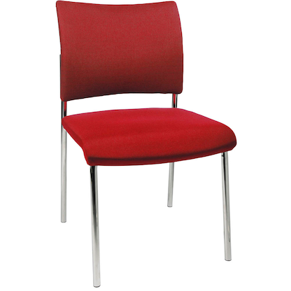 Artikelbild 2 für Topstar Besucherstühle Visit 10 NV190 G21 rot Stoff, 2 St., Artikelnummer 133160