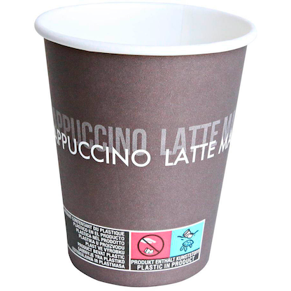 Artikelbild 3 für HYGOSTAR Einweg-Kaffeebecher braun 0,2 l, 50 St., Artikelnummer 870424