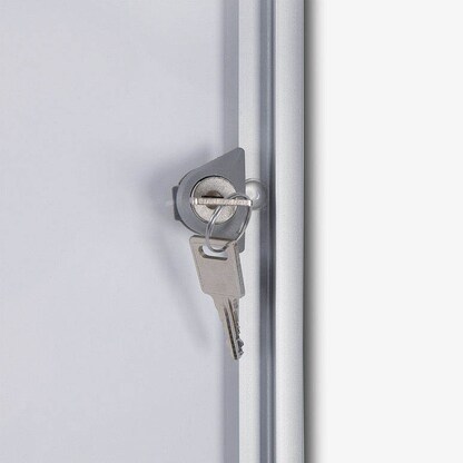 Artikelbild 4 für Showdown® Displays Schaukasten Economy XS silber 3x DIN A4 71,1 x 2,6 x 35,0 cm, 1 St., Artikelnummer 569723