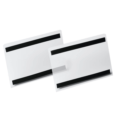 Artikelbild 3 für DURABLE Etikettentaschen HARD COVER transparent DIN A5 quer, 10 St., Artikelnummer 146716