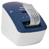 Artikelbild 1 für brother QL-600B Etikettendrucker weiß, blau, Artikelnummer 873450