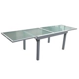 Artikelbild 1 für Garden Pleasure Gartentisch LOLA grau rechteckig 90,0 x 135,0 / 270,0 x 75,0 cm, Artikelnummer 310249