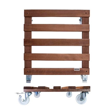 Artikelbild 3 für WAGNER® design yourself Pflanzenroller GH 0870 Holz dunkelbraun quadratisch 45,0 x 13,0 cm, 1 St., Artikelnummer 418659