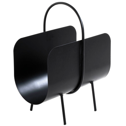 Artikelbild 2 für HAKU Möbel Zeitungsständer 22586 schwarz Metall, DIN A4 quer, Artikelnummer 491524