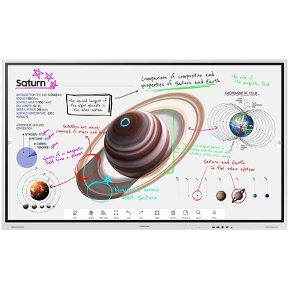 Artikelbild für SAMSUNG Flip Pro WM85B digitales Flipchart, weiß, 214,6 cm (85,0 Zoll), Artikelnummer 915134